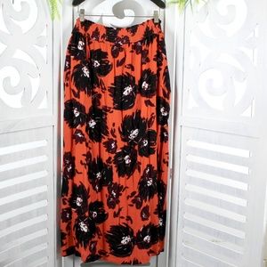 A New Day Boho Summer Midi Skirt Size XL NEW